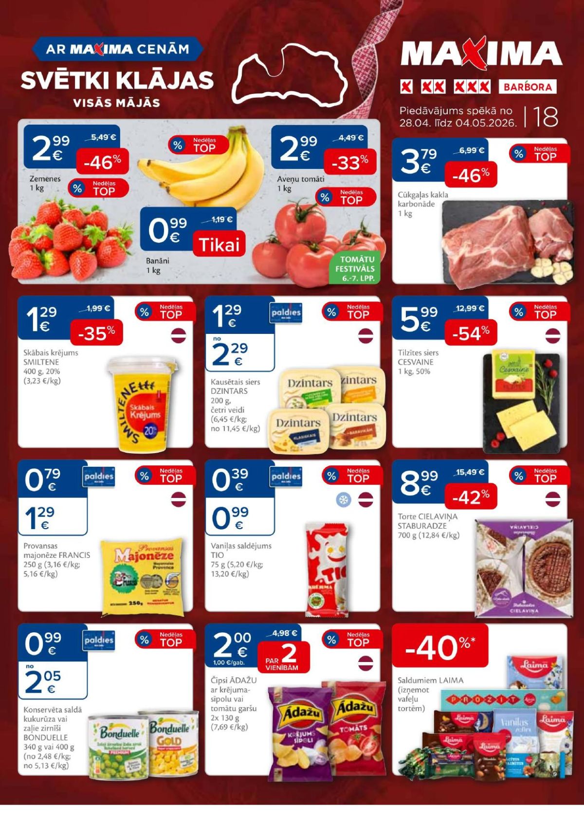 MAXIMA X XX XXX (28.04.2026 - 04.05.2026)