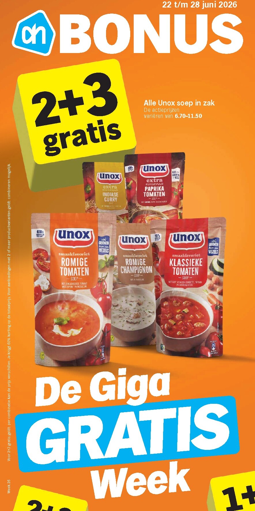 Albert Heijn folder voor volgende week van maandag 22-06-2026 tot zondag 28-06-2026