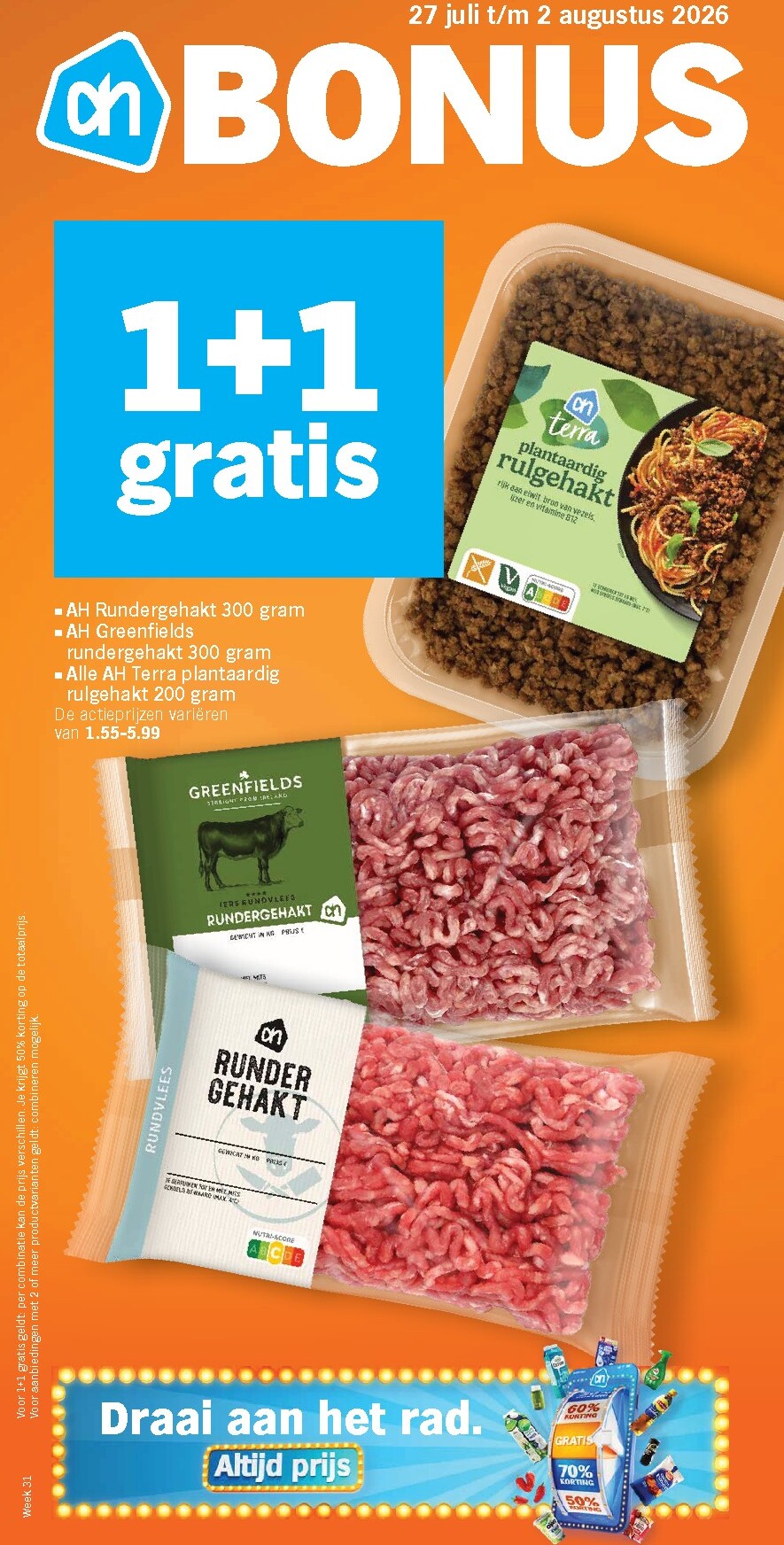 Albert Heijn folder voor volgende week van maandag 27-07-2026 tot zondag 02-08-2026
