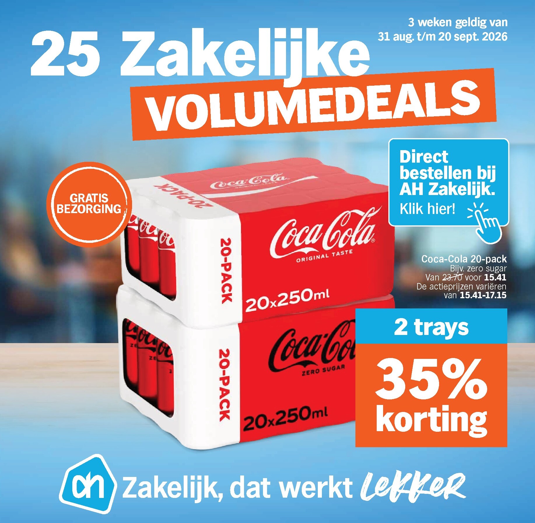 Albert Heijn - Volumedeals folder voor volgende week van maandag 31-08-2026 tot zondag 20-09-2026