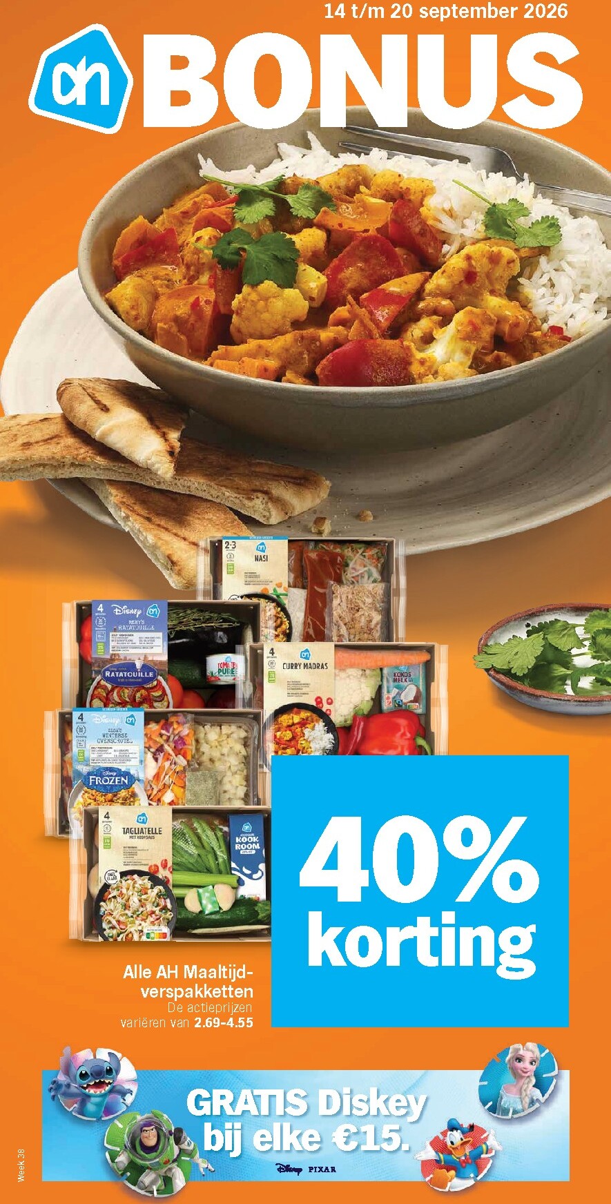 Albert Heijn folder voor volgende week van maandag 14-09-2026 tot zondag 20-09-2026