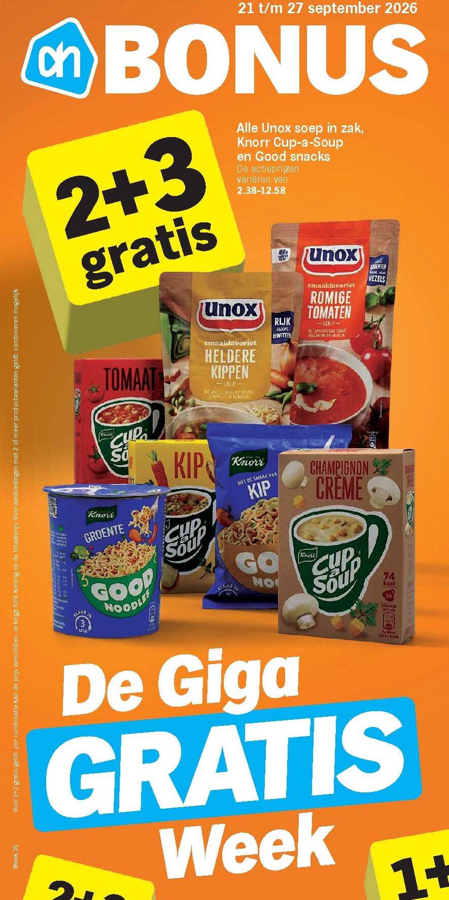Albert Heijn folder voor volgende week van maandag 21-09-2026 tot zondag 27-09-2026