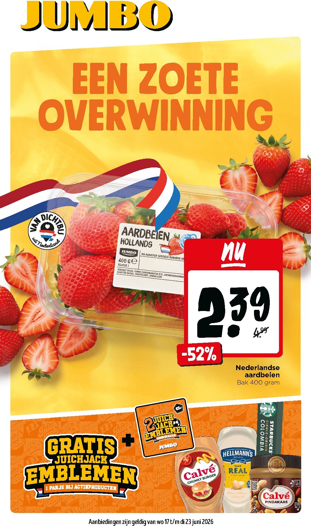 Jumbo folder voor volgende week van woensdag 17-06-2026 tot dinsdag 23-06-2026