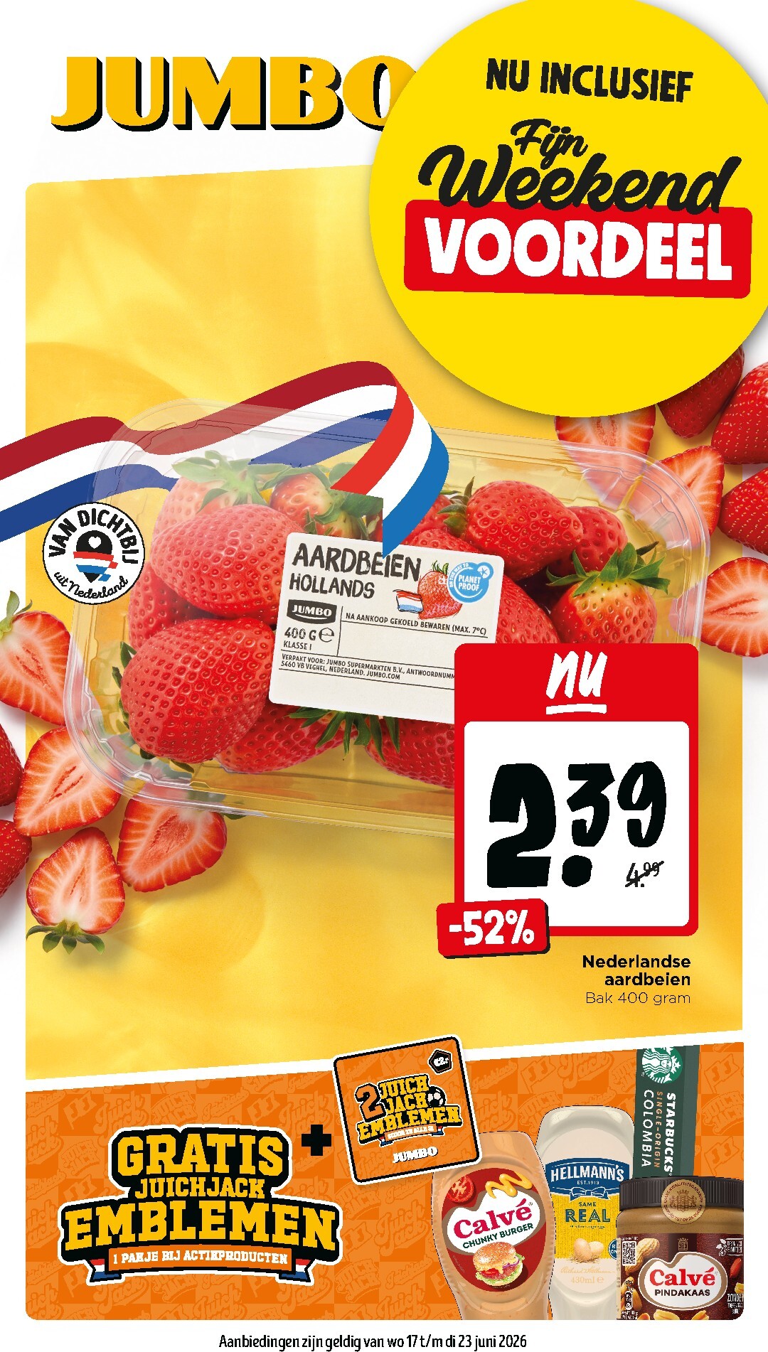 Huidige Jumbo folder geldig van woensdag 17-06-2026 tot dinsdag 23-06-2026