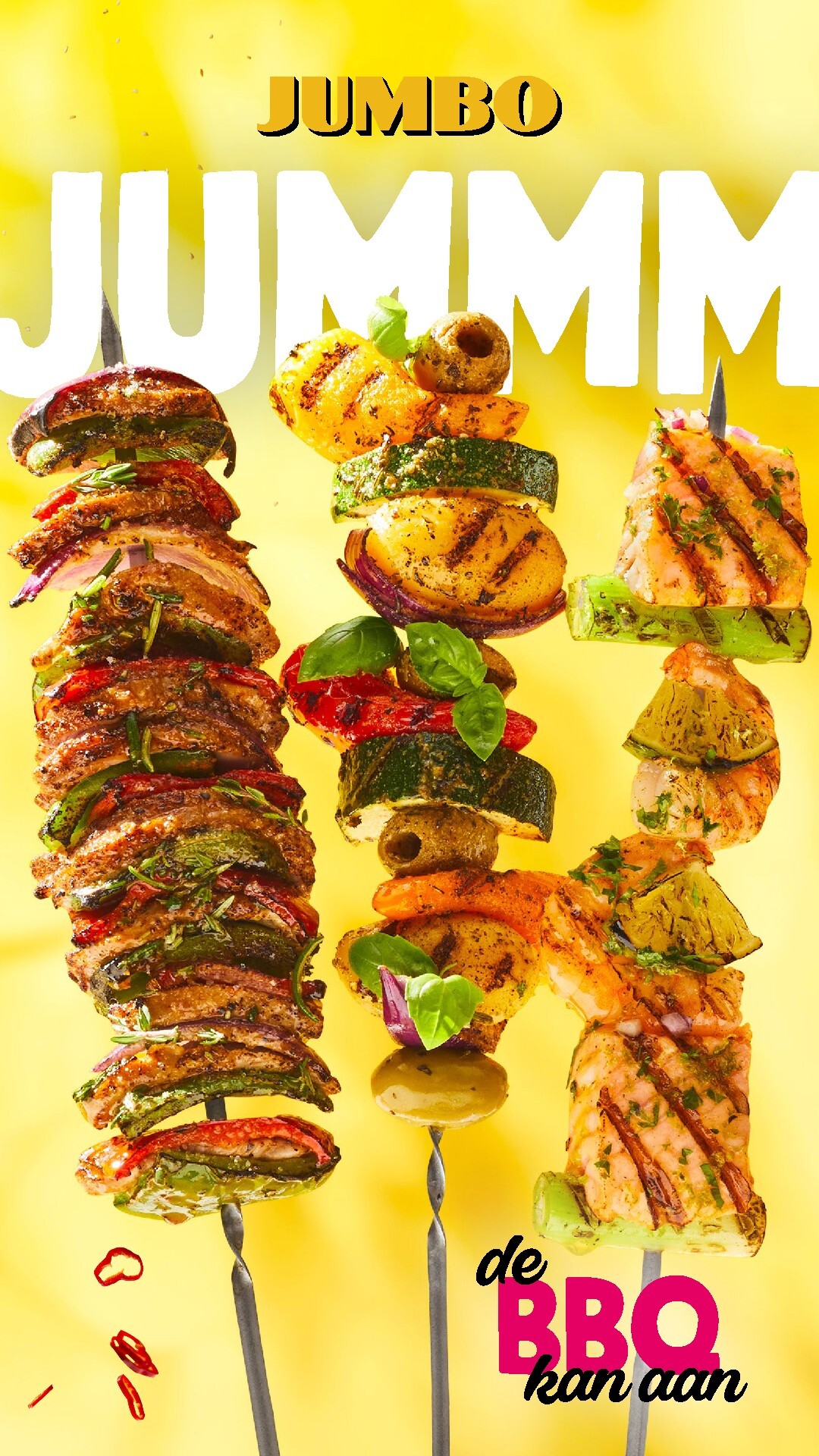 Huidige Jumbo - JUMMM: de BBQ kan aan folder geldig van woensdag 01-07-2026 tot vrijdag 31-07-2026