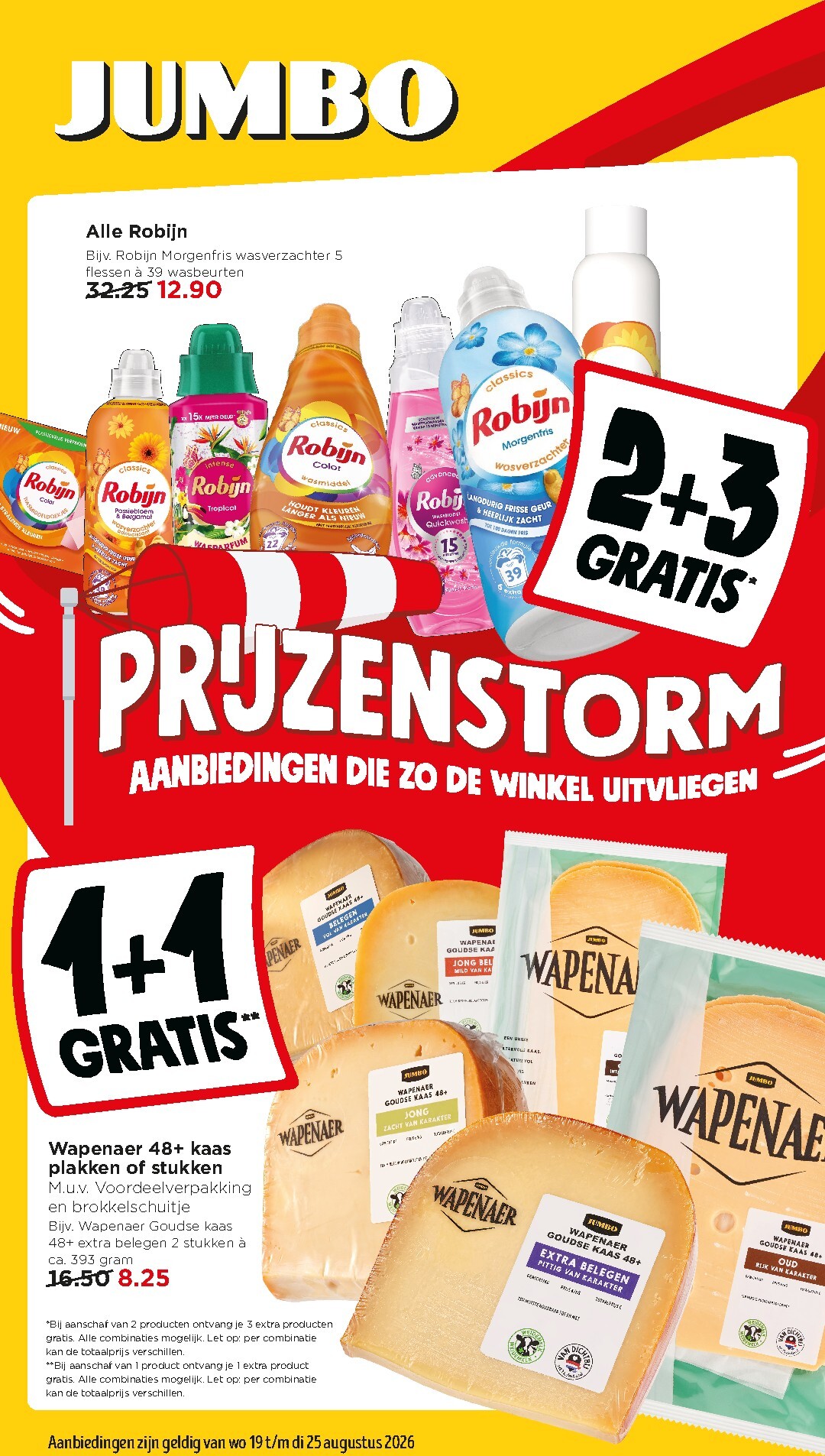 Jumbo folder voor volgende week van woensdag 19-08-2026 tot dinsdag 25-08-2026