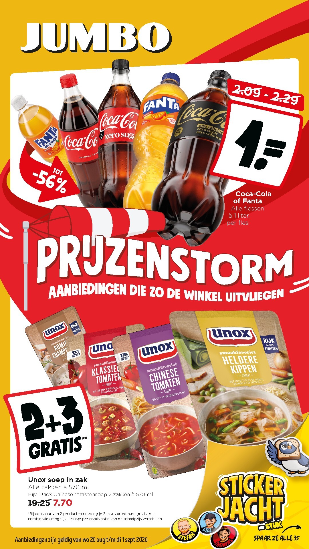 Jumbo folder voor volgende week van woensdag 26-08-2026 tot dinsdag 01-09-2026