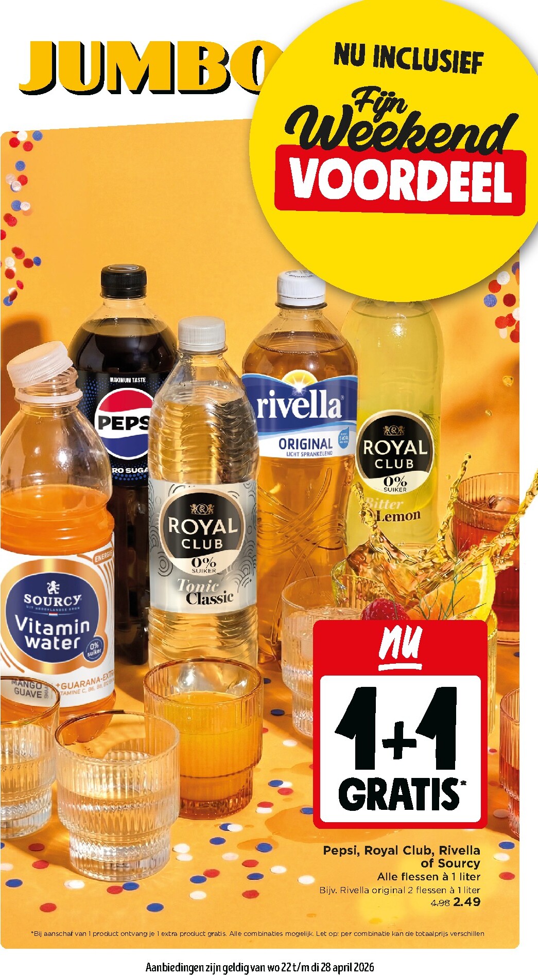 Huidige Jumbo folder geldig van woensdag 22-04-2026 tot dinsdag 28-04-2026