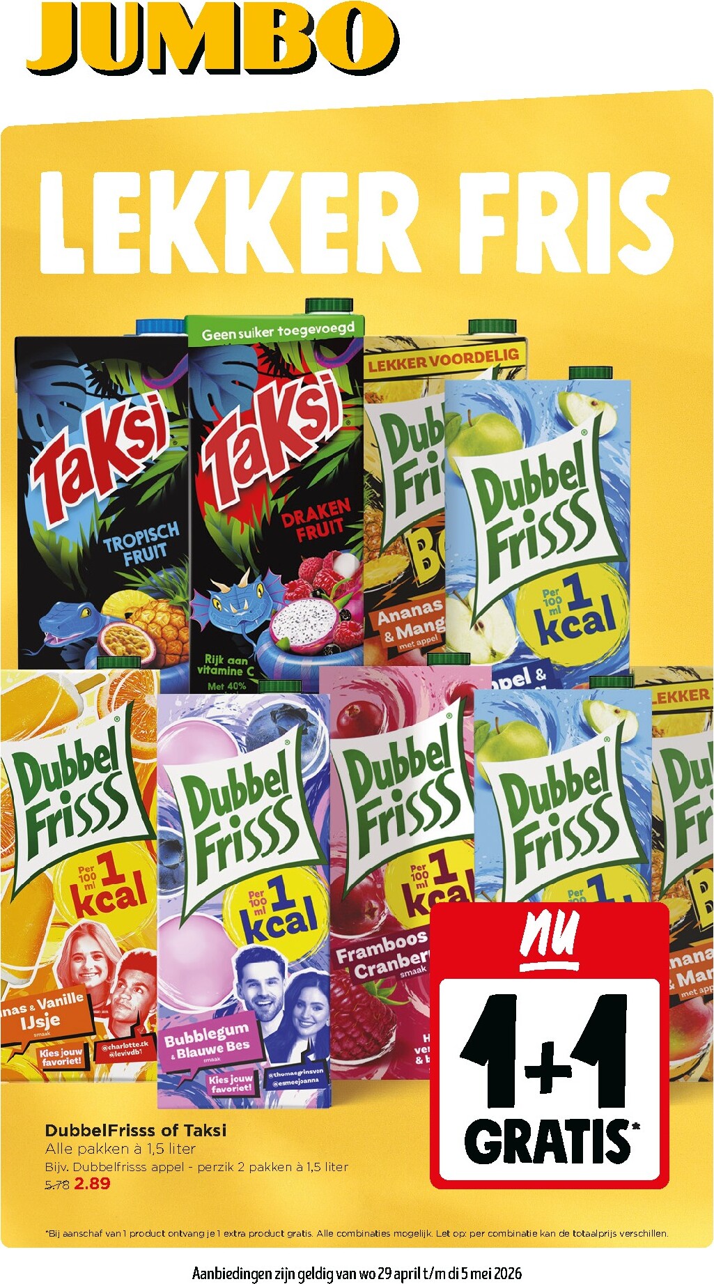 Jumbo folder voor volgende week van woensdag 29-04-2026 tot dinsdag 05-05-2026