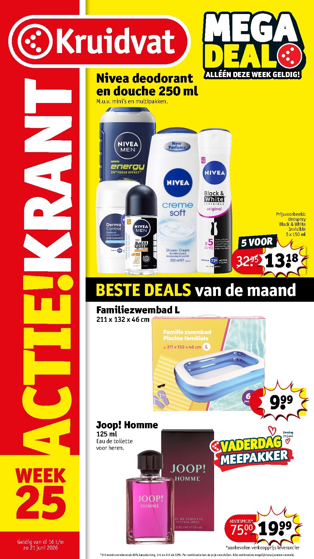 Huidige Kruidvat - Mega Deal folder geldig van dinsdag 16-06-2026 tot zondag 21-06-2026