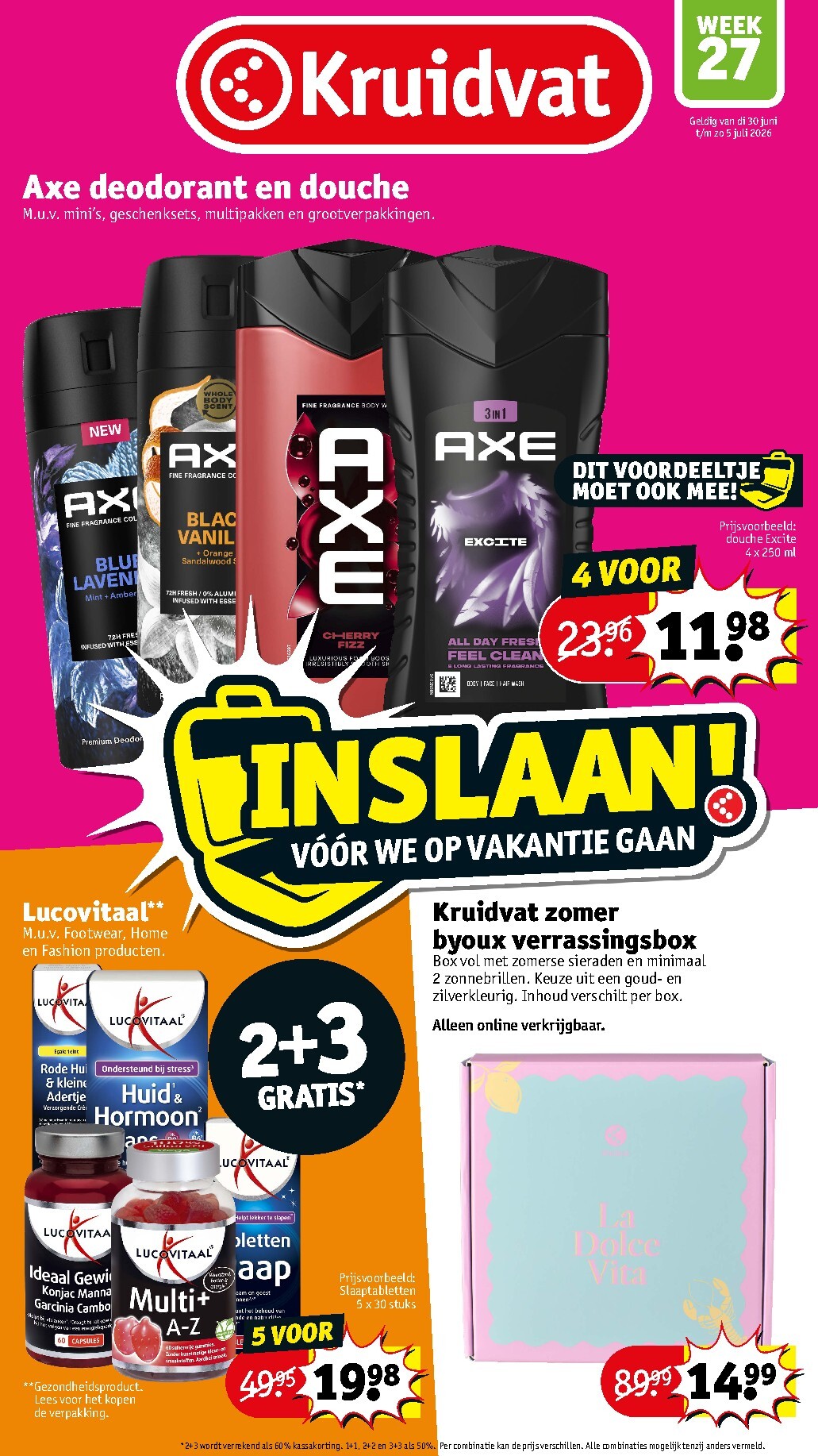 Huidige Kruidvat folder geldig van dinsdag 30-06-2026 tot zondag 05-07-2026