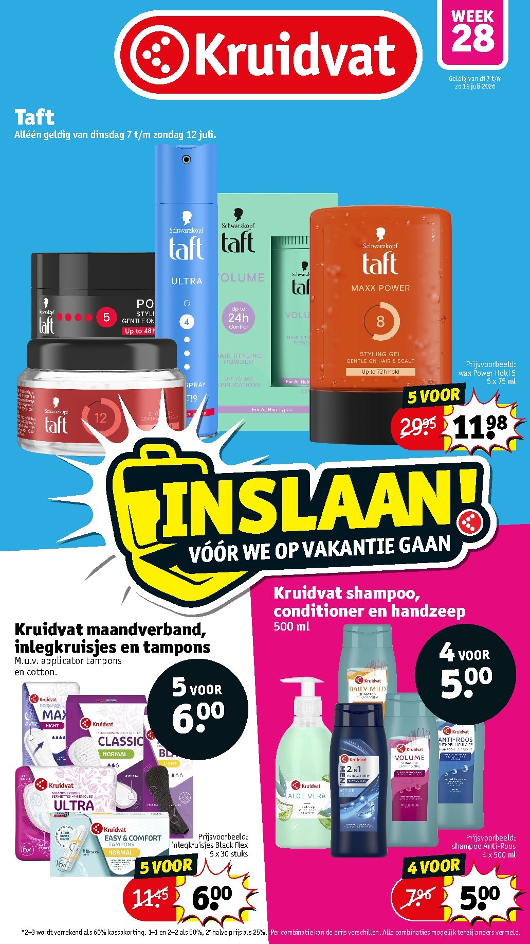 Kruidvat folder voor volgende week van dinsdag 07-07-2026 tot zondag 19-07-2026