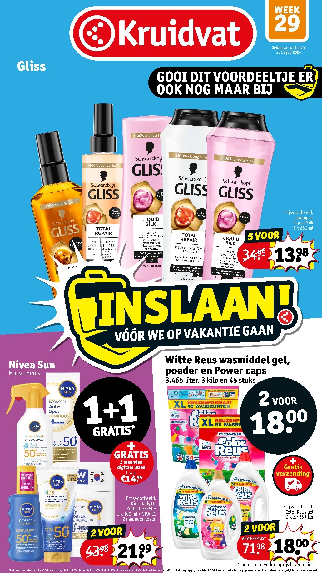 Huidige Kruidvat folder geldig van dinsdag 14-07-2026 tot zondag 19-07-2026