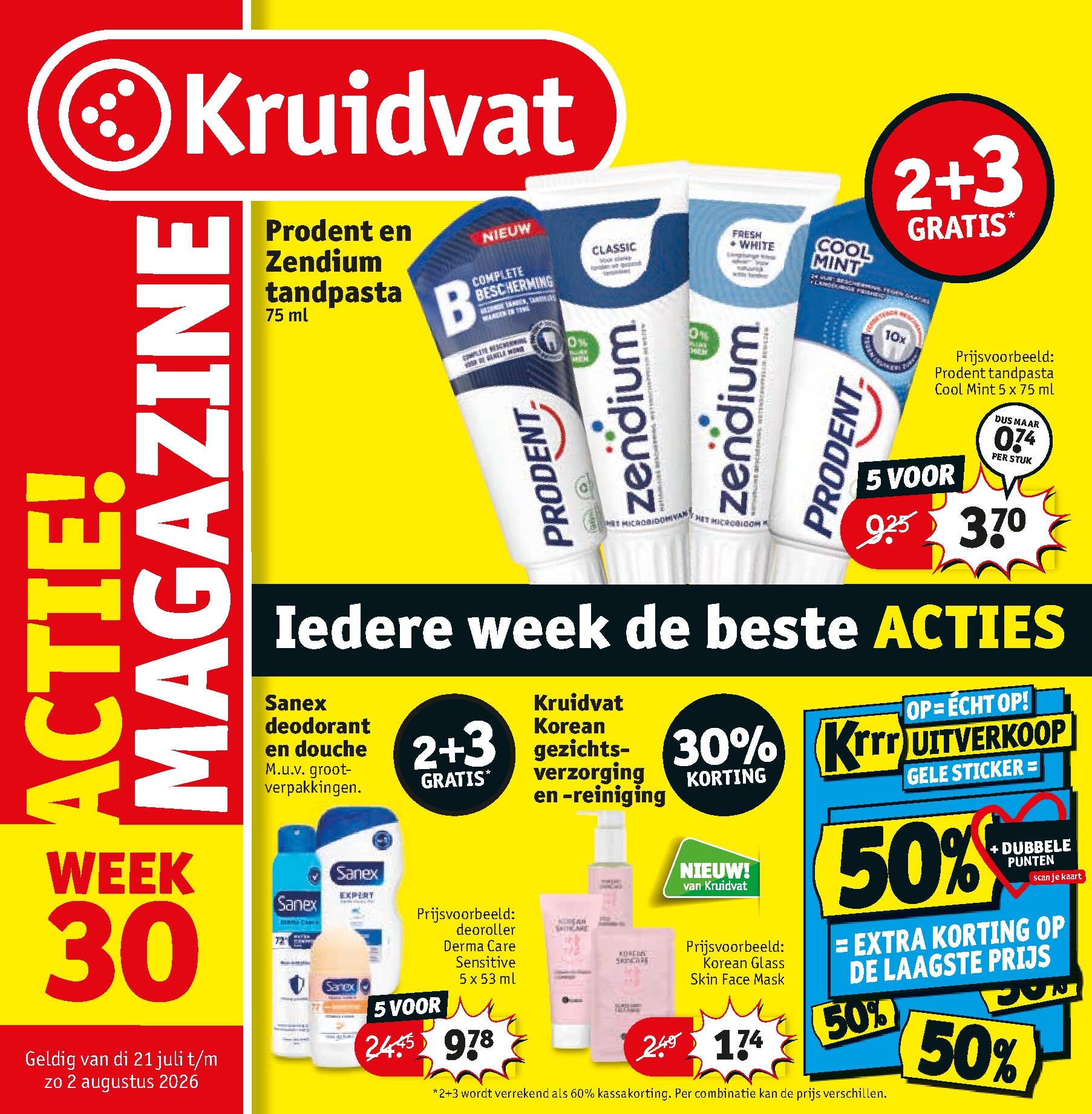 Kruidvat folder voor volgende week van dinsdag 21-07-2026 tot zondag 02-08-2026
