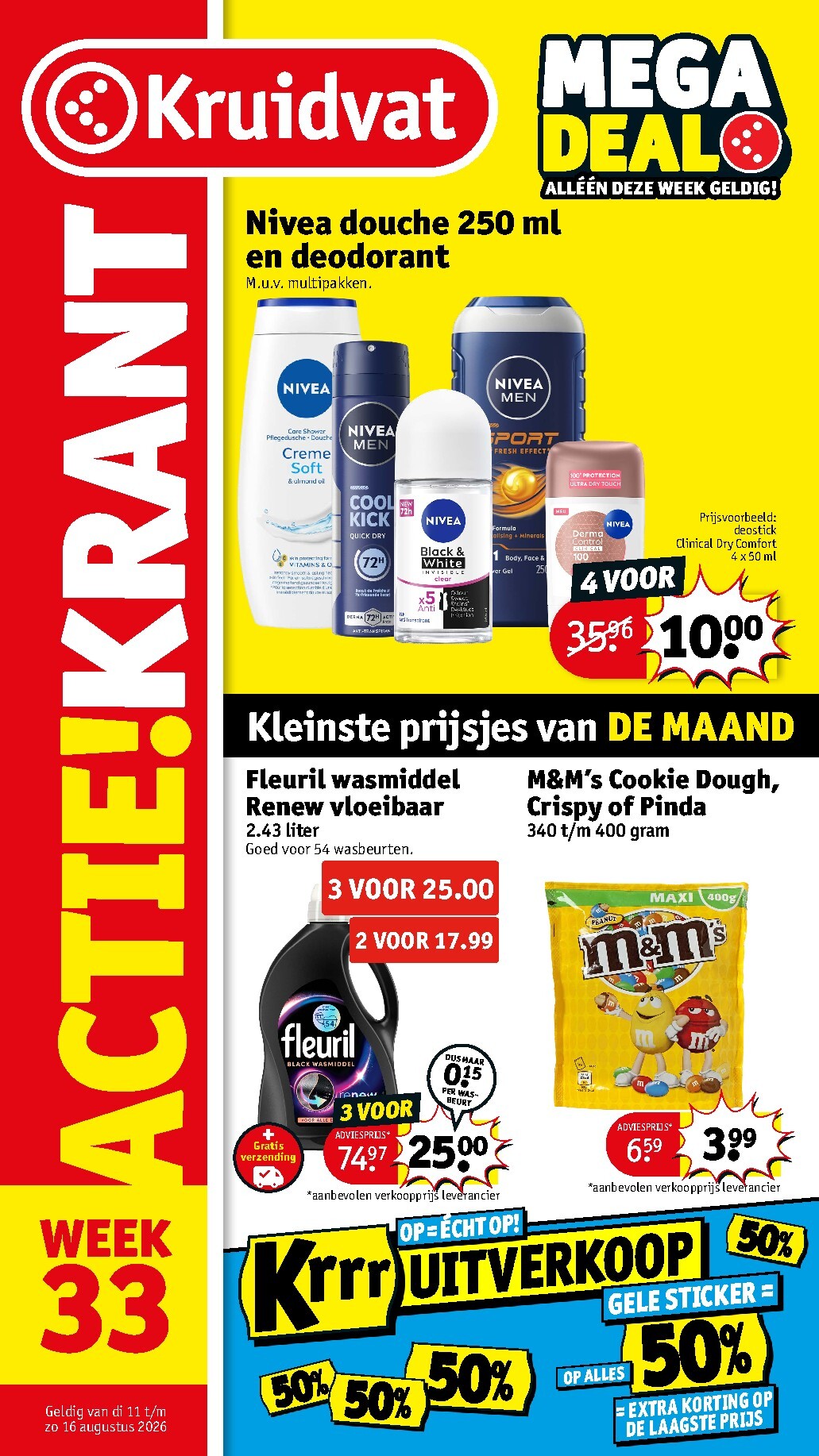 Huidige Kruidvat folder geldig van dinsdag 11-08-2026 tot zondag 16-08-2026