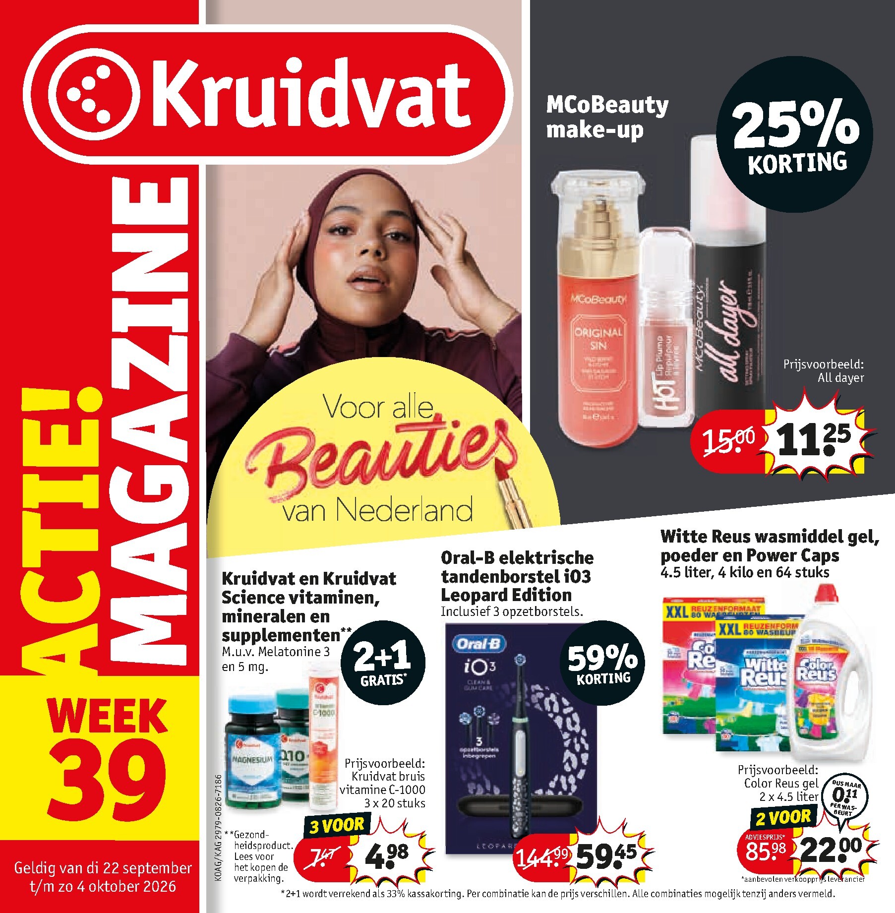 Kruidvat folder voor volgende week van dinsdag 22-09-2026 tot zondag 04-10-2026