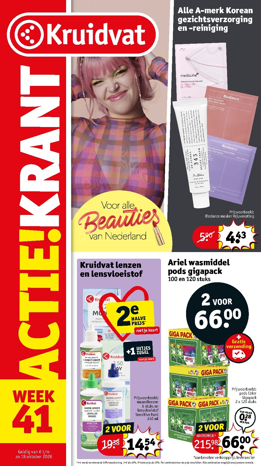 Kruidvat folder voor volgende week van dinsdag 06-10-2026 tot zondag 18-10-2026