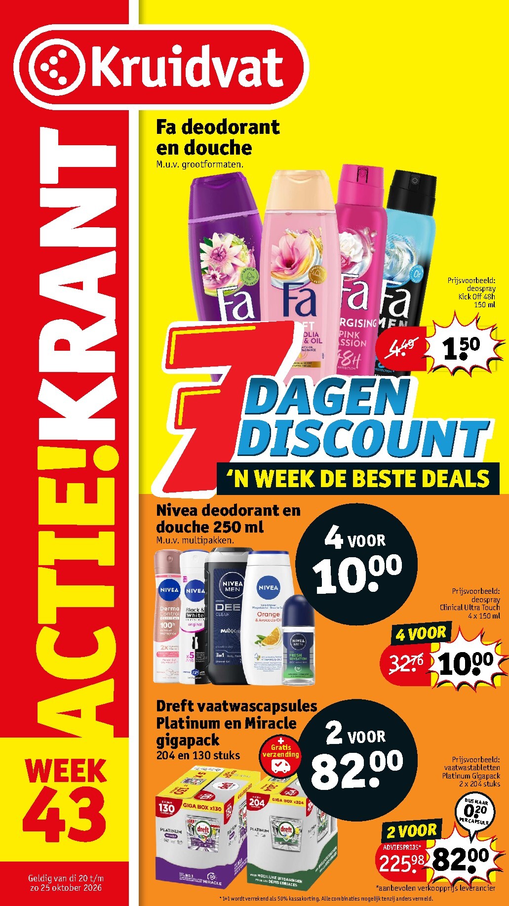 Kruidvat folder voor volgende week van dinsdag 20-10-2026 tot zondag 25-10-2026