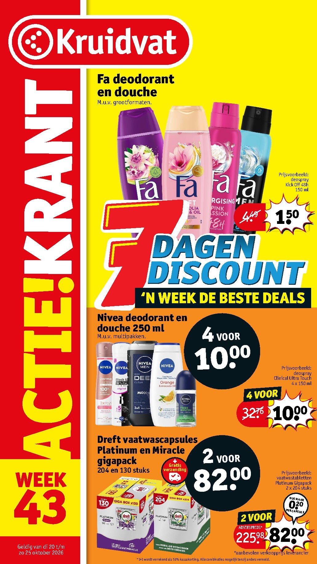 Huidige Kruidvat folder geldig van dinsdag 20-10-2026 tot zondag 25-10-2026