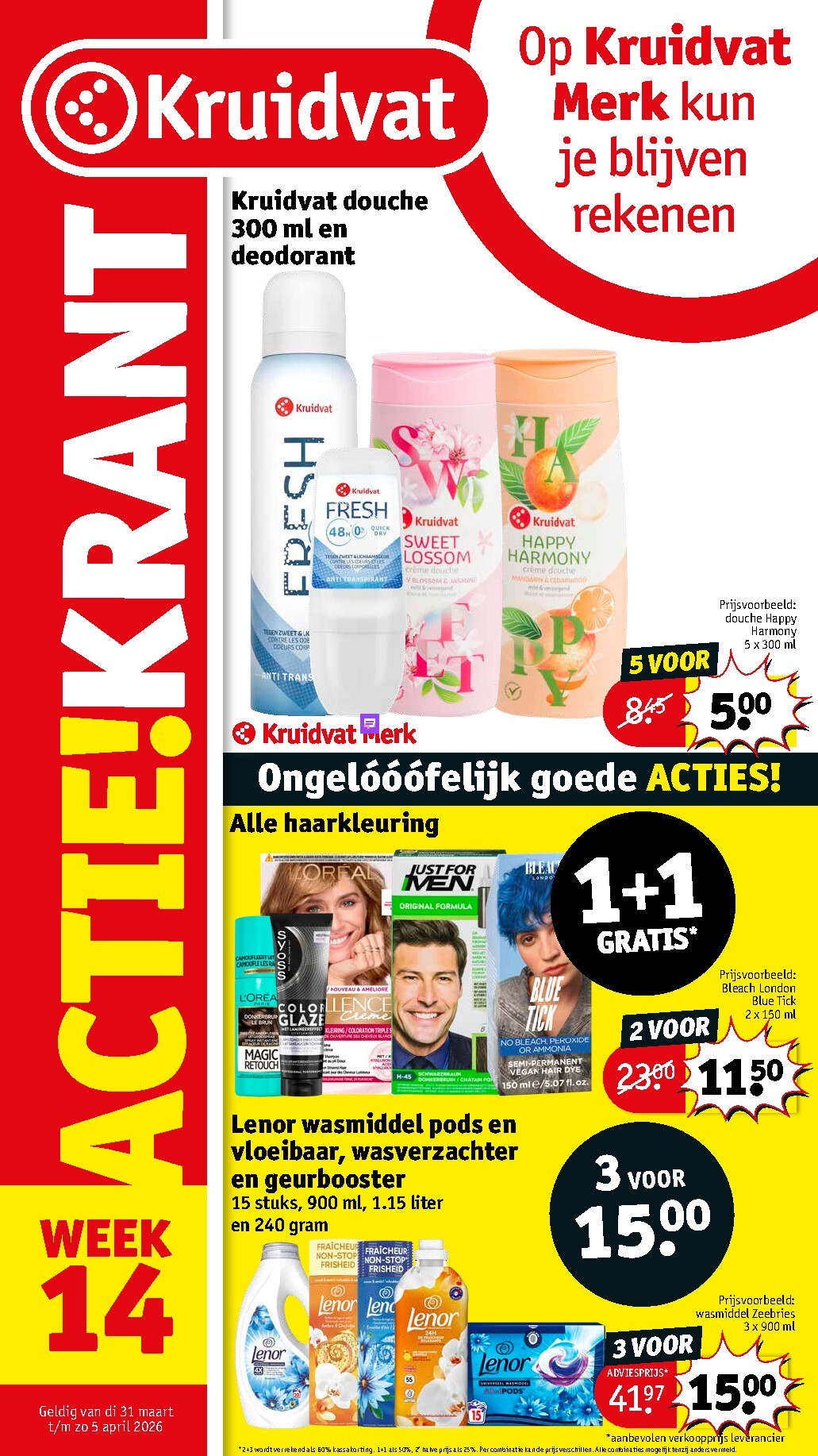 De Kruidvat folder geldig vanaf 31-03-2026 t/m 05-04-2026