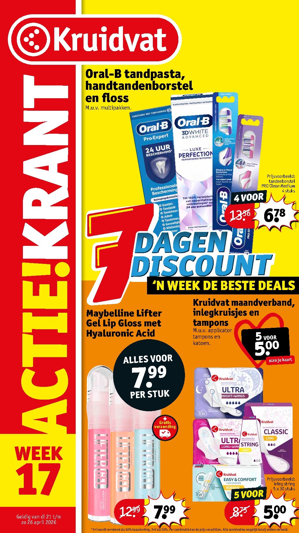 Kruidvat folder voor volgende week van dinsdag 21-04-2026 tot zondag 26-04-2026
