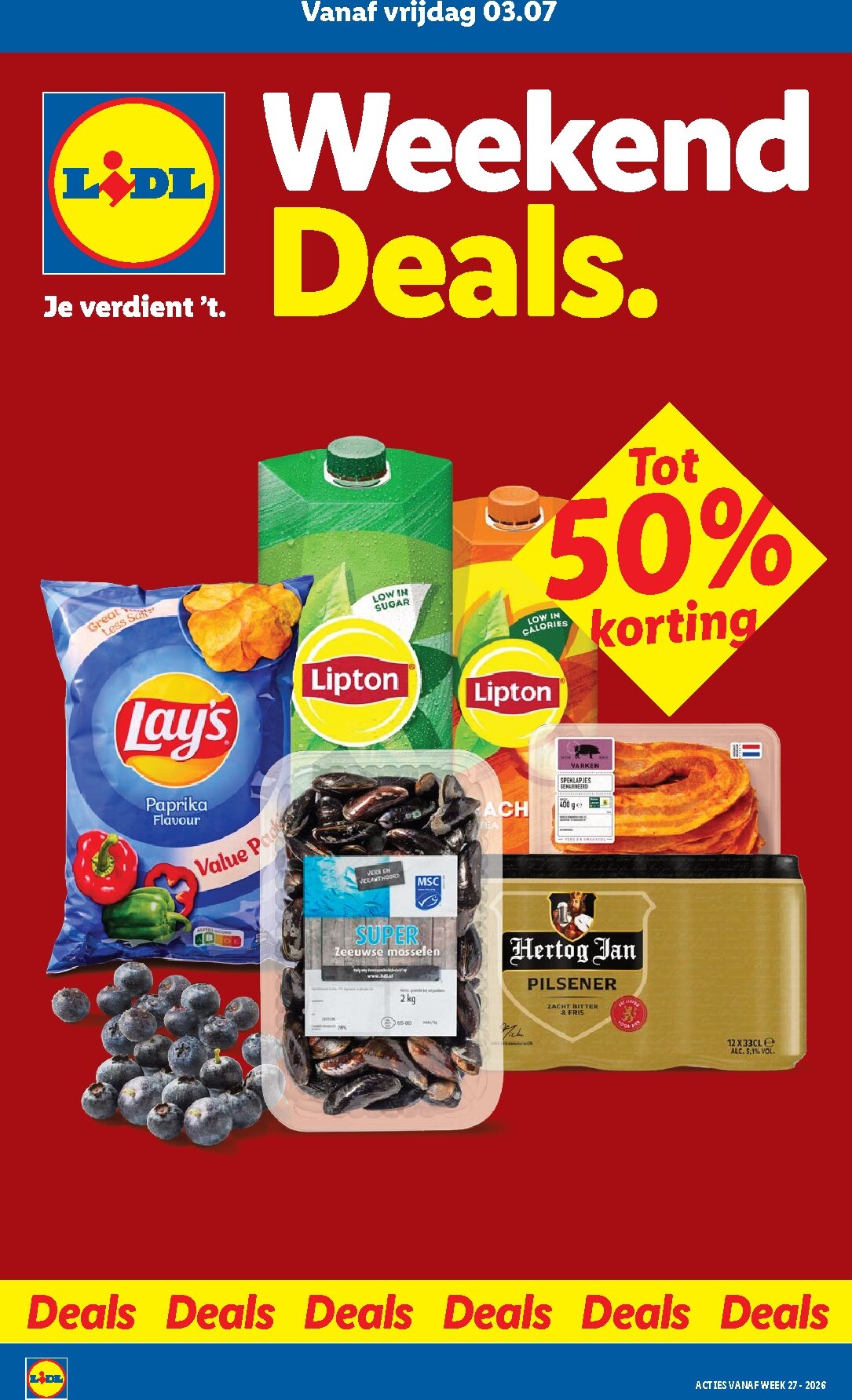 Huidige Lidl - Weekend folder geldig van maandag 29-06-2026 tot zondag 05-07-2026