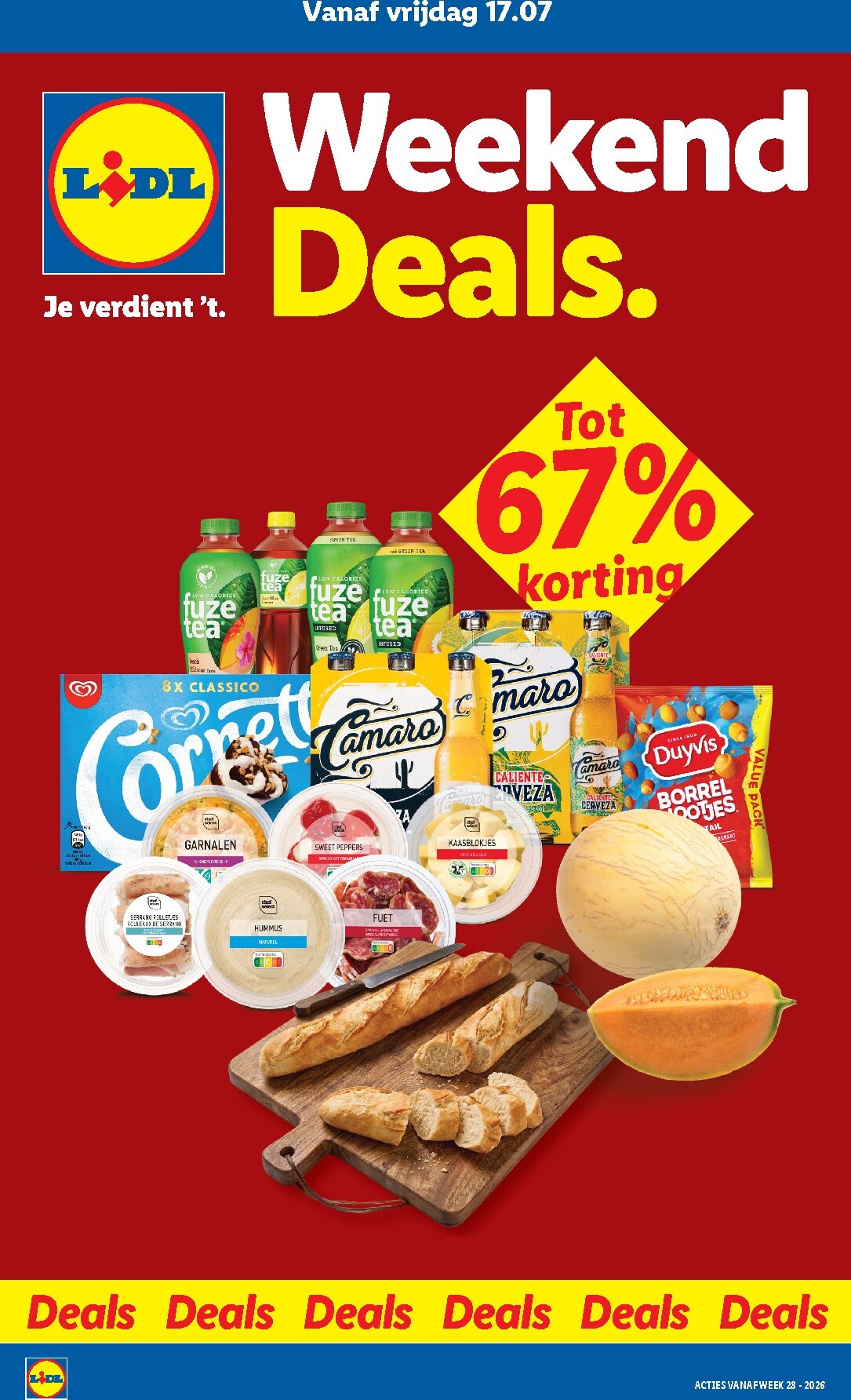 Lidl - Weekend Deals folder voor volgende week van vrijdag 17-07-2026 tot zondag 19-07-2026