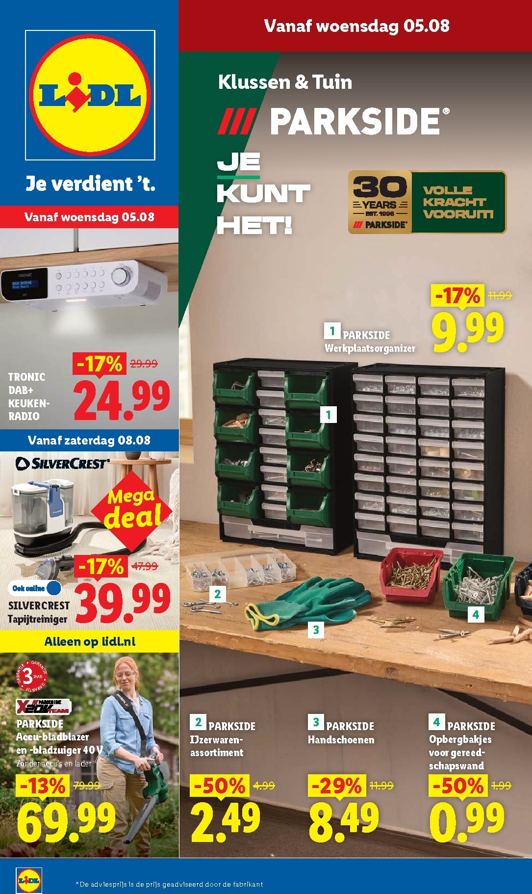 Lidl - Non Food folder voor volgende week van woensdag 05-08-2026 tot dinsdag 11-08-2026