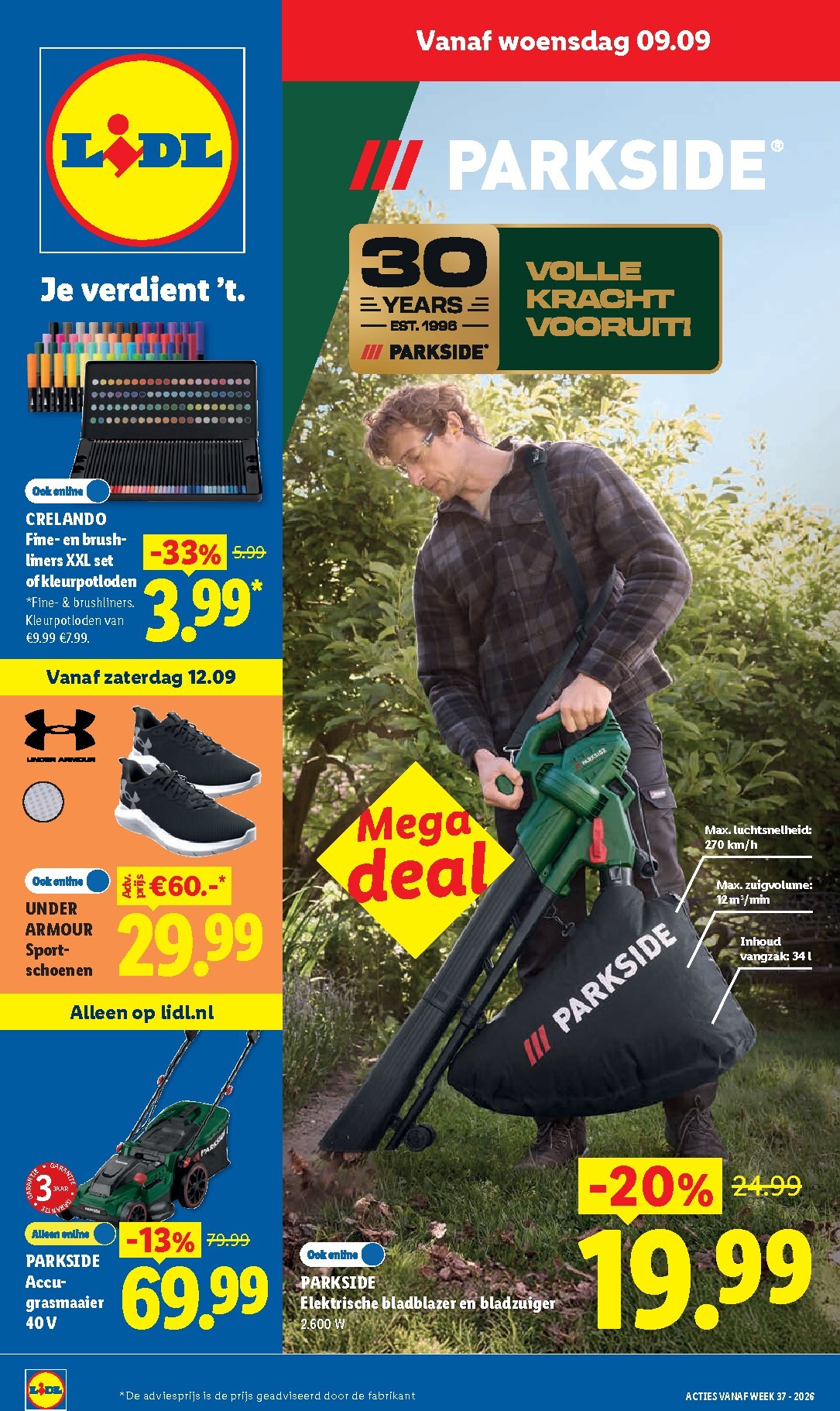 Lidl - Nonfood folder voor volgende week van woensdag 09-09-2026 tot dinsdag 15-09-2026