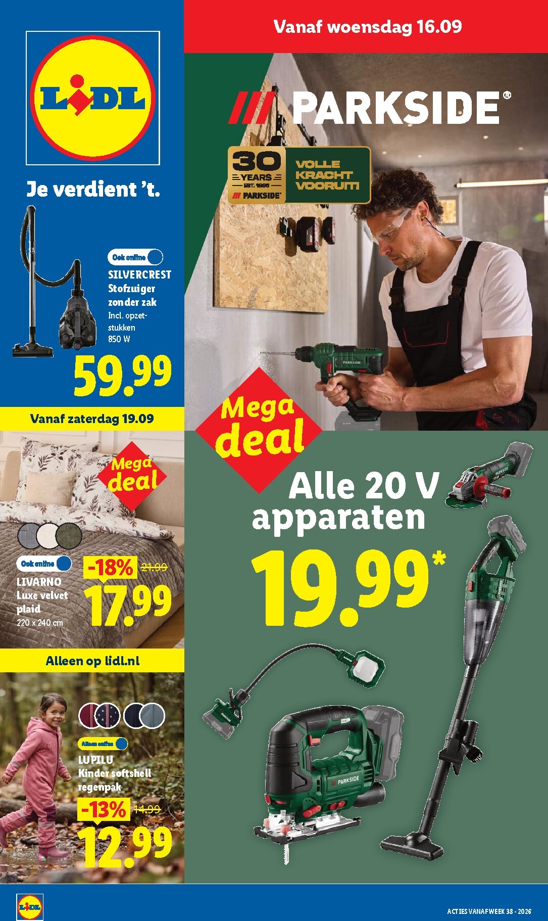 Lidl - Verrassend veel non-food! folder voor volgende week van woensdag 16-09-2026 tot dinsdag 22-09-2026