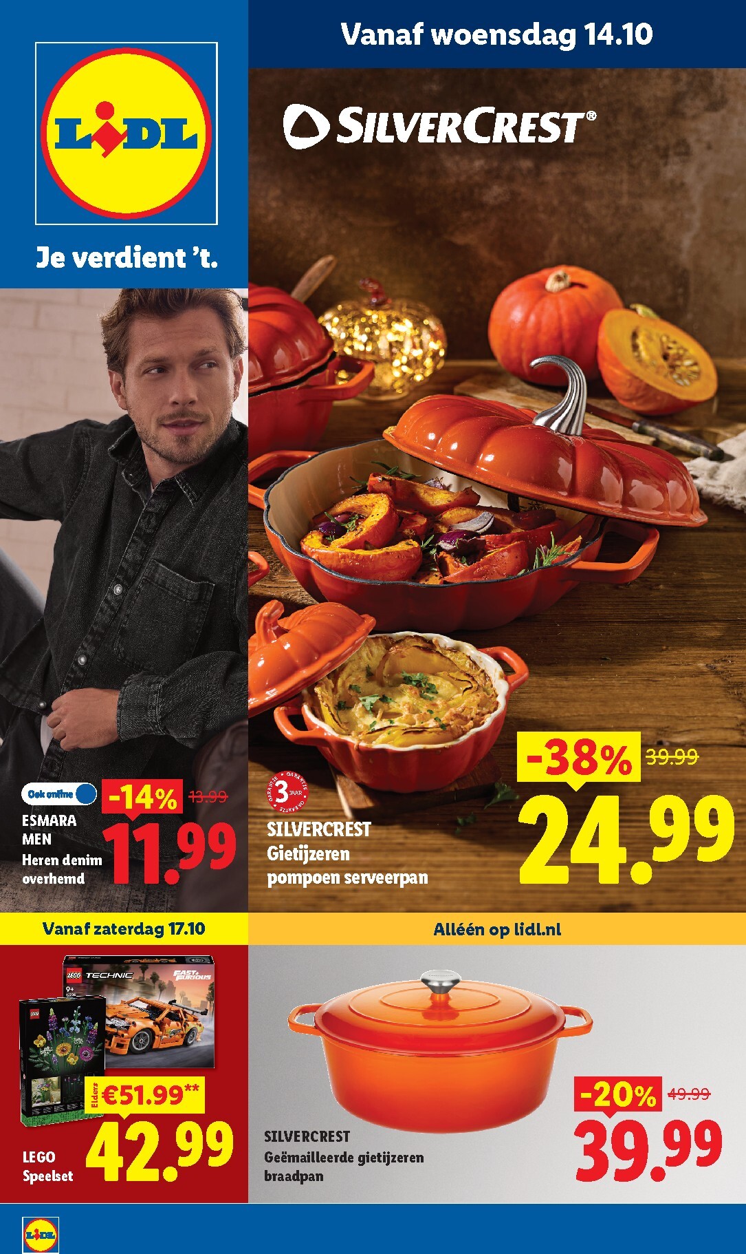 Lidl - Non Food folder voor volgende week van woensdag 14-10-2026 tot dinsdag 20-10-2026