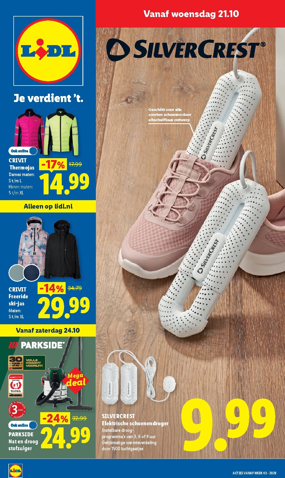 Lidl - Non Food folder voor volgende week van woensdag 21-10-2026 tot dinsdag 27-10-2026