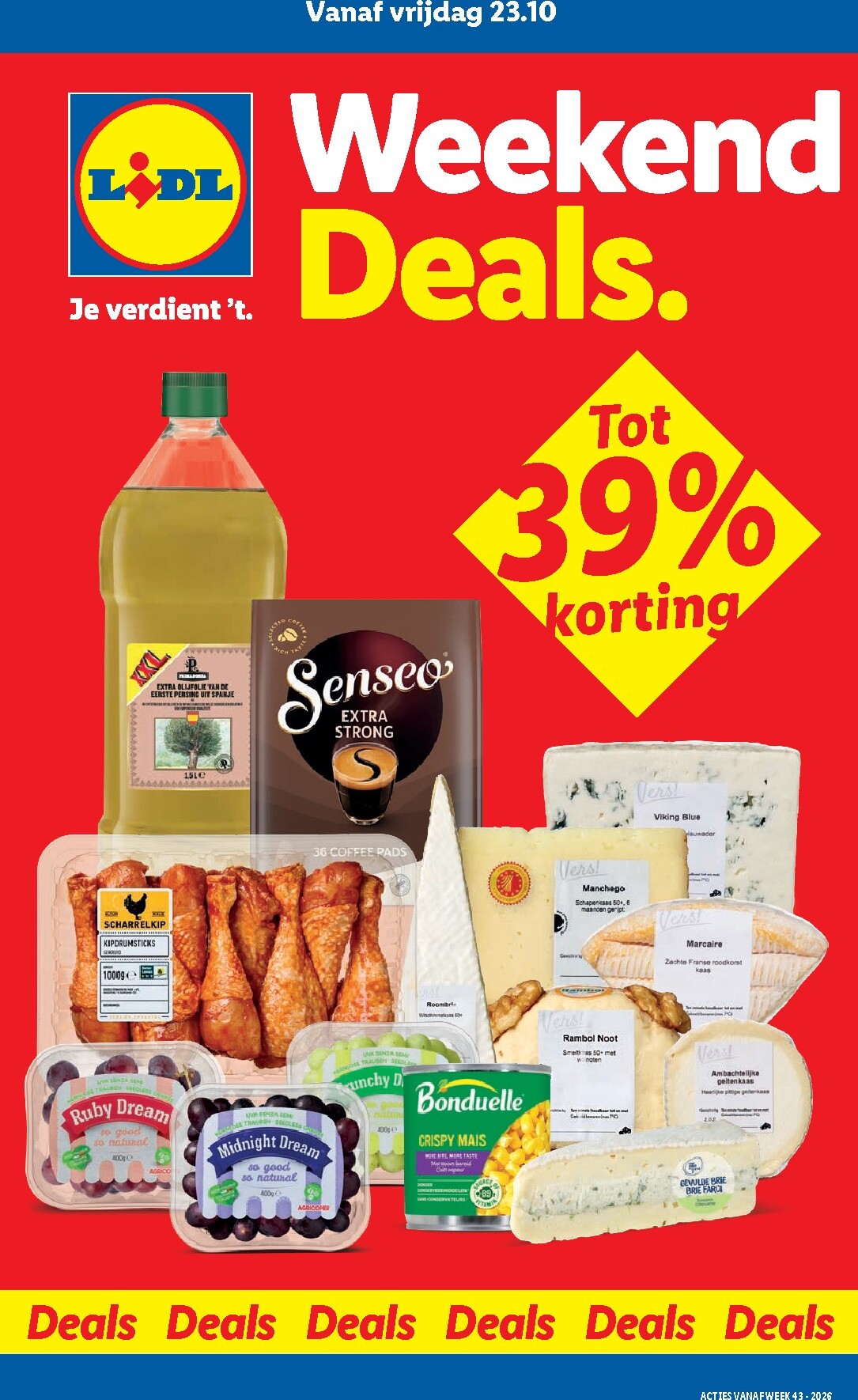 Lidl - Weekend folder voor volgende week van vrijdag 23-10-2026 tot zondag 25-10-2026