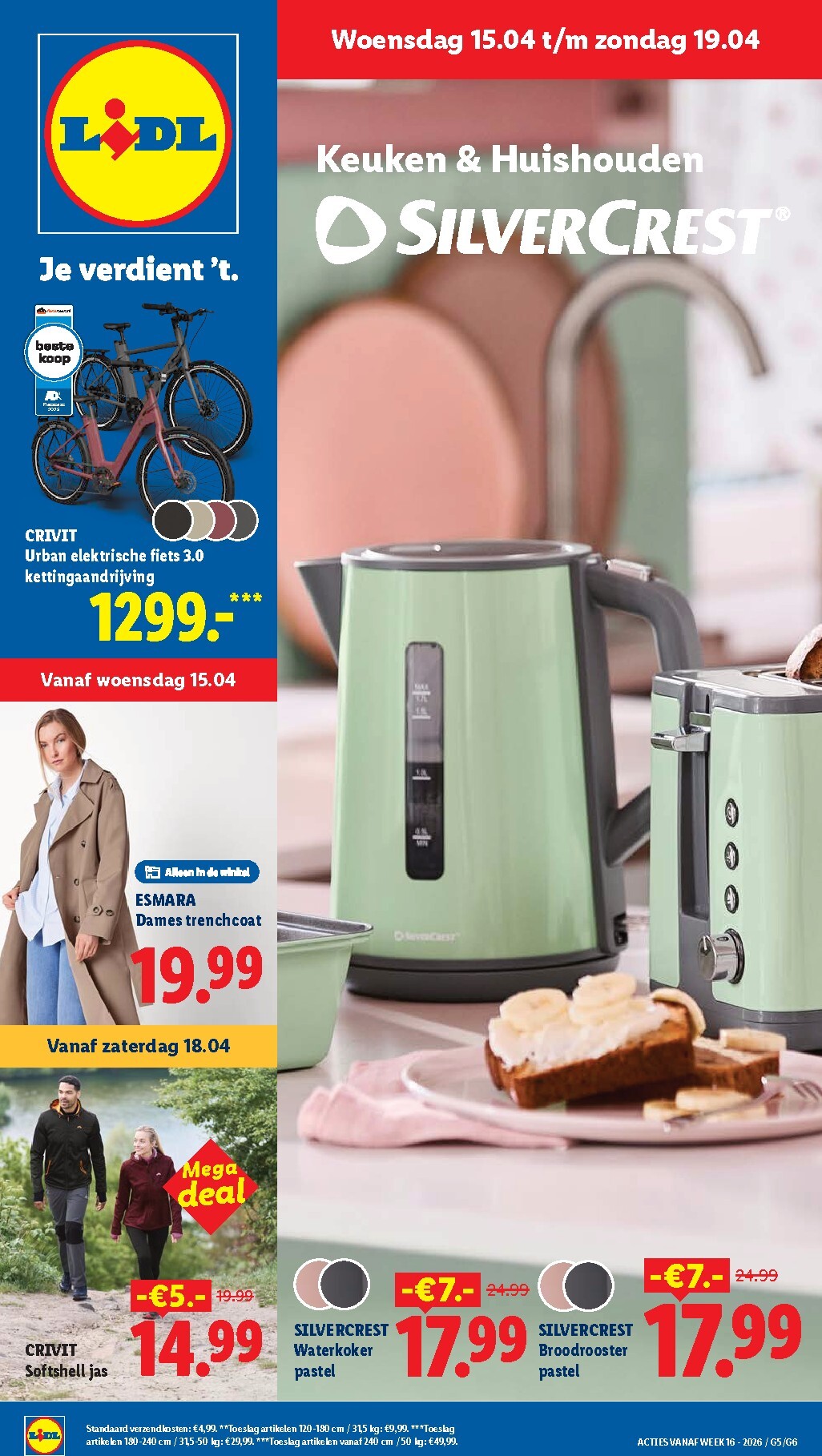 Lidl - Non Food folder voor volgende week van woensdag 15-04-2026 tot dinsdag 21-04-2026