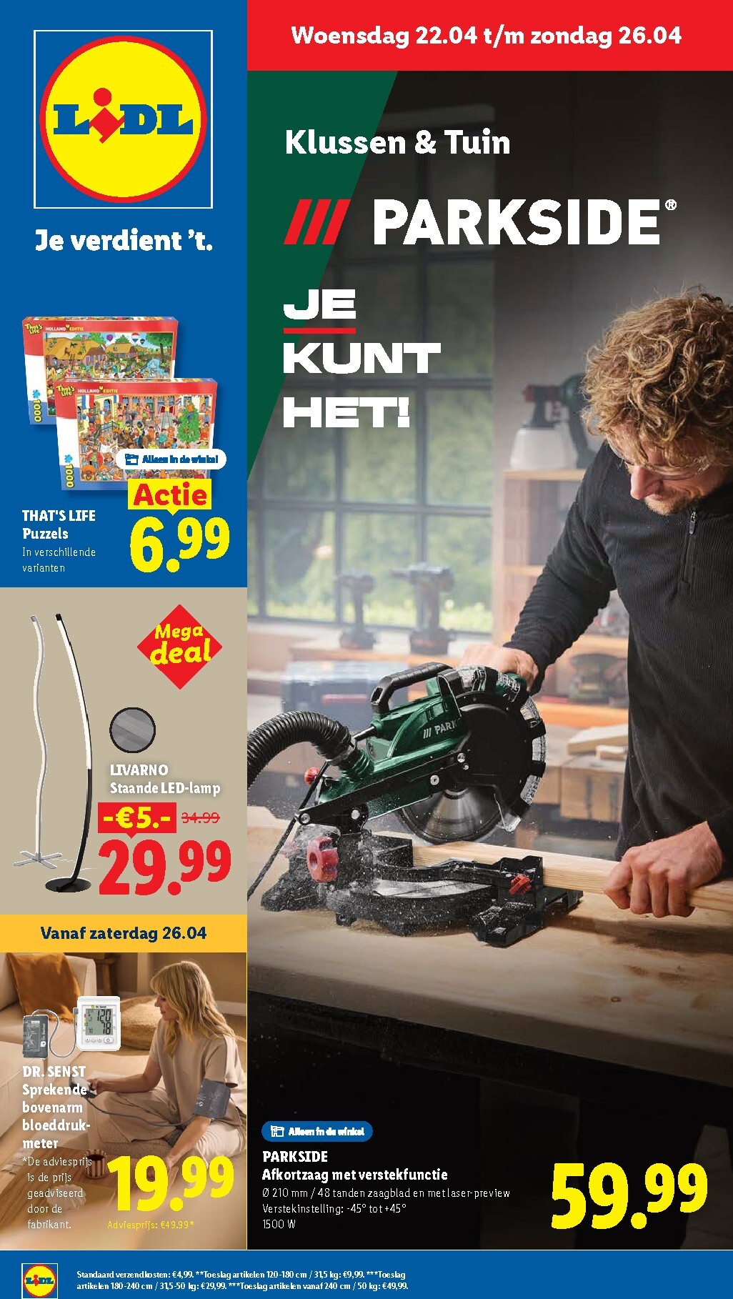 Lidl - Non Food folder voor volgende week van woensdag 22-04-2026 tot zondag 26-04-2026