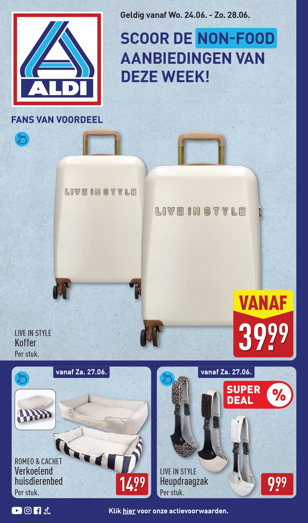 ALDI - Non-food folder voor volgende week van woensdag 24-06-2026 tot zondag 28-06-2026