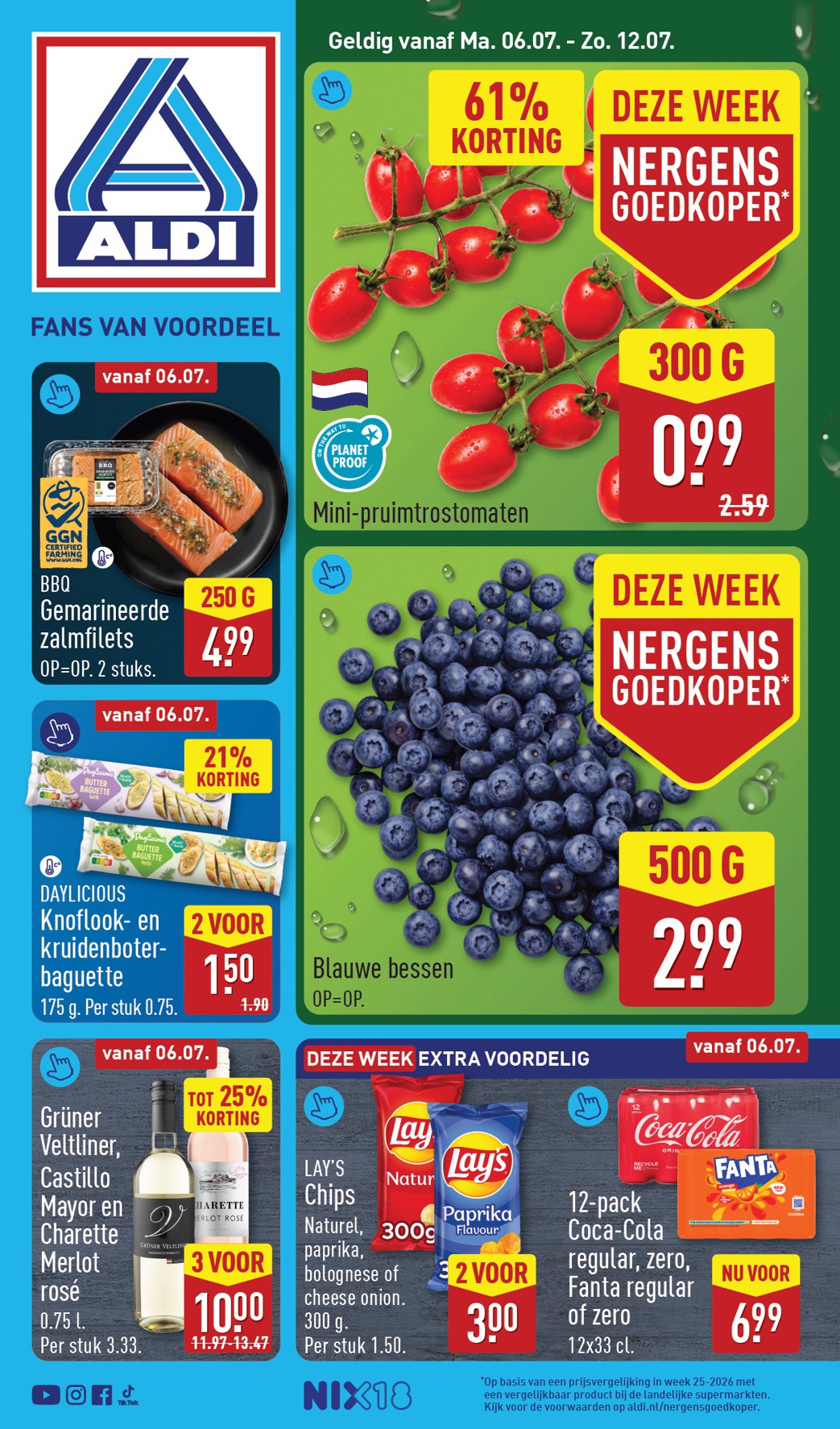 Huidige ALDI folder geldig van maandag 06-07-2026 tot zondag 12-07-2026
