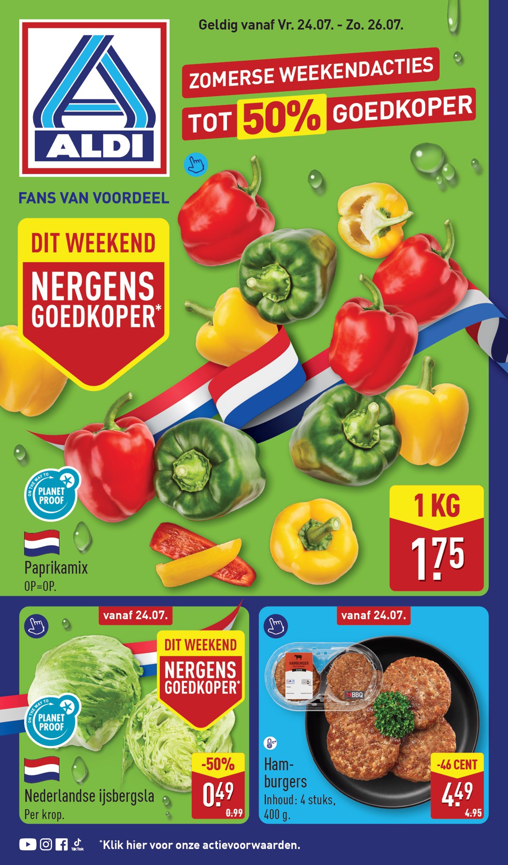 Huidige ALDI - Weekend folder geldig van vrijdag 24-07-2026 tot zondag 26-07-2026