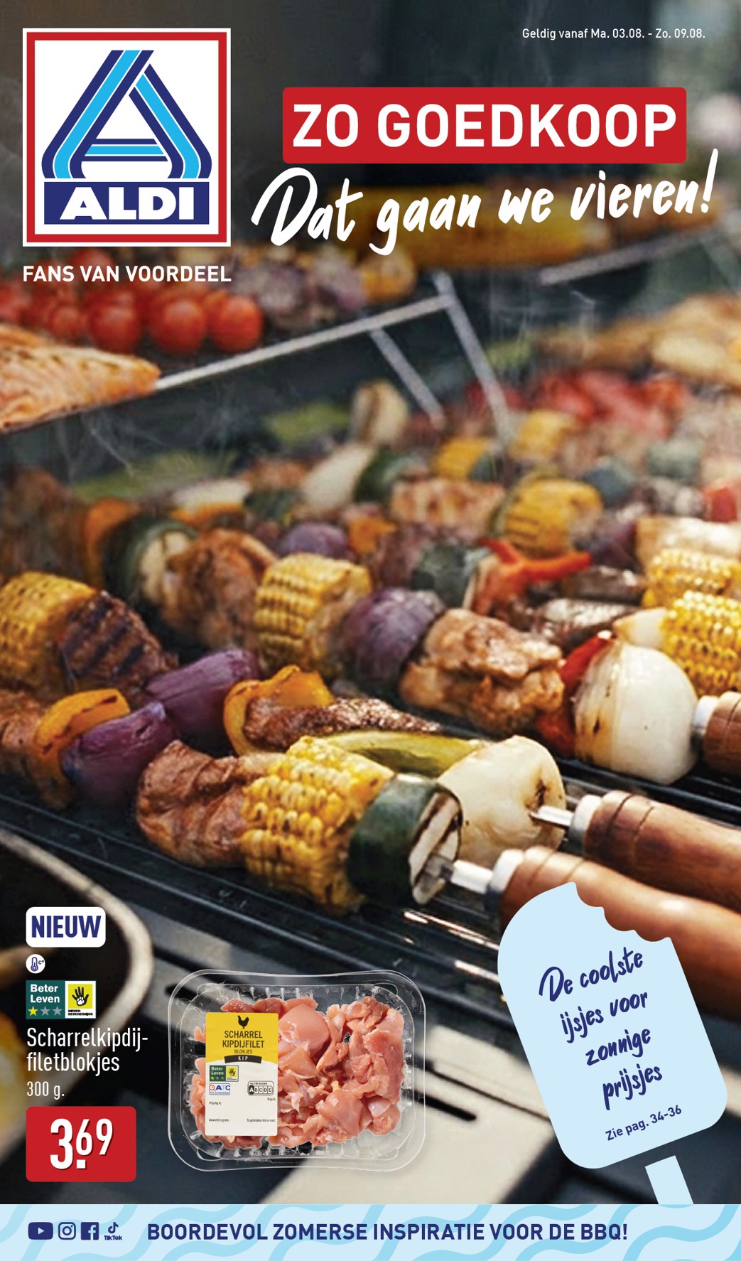 Huidige ALDI - Buiten eten special folder geldig van maandag 03-08-2026 tot zondag 09-08-2026