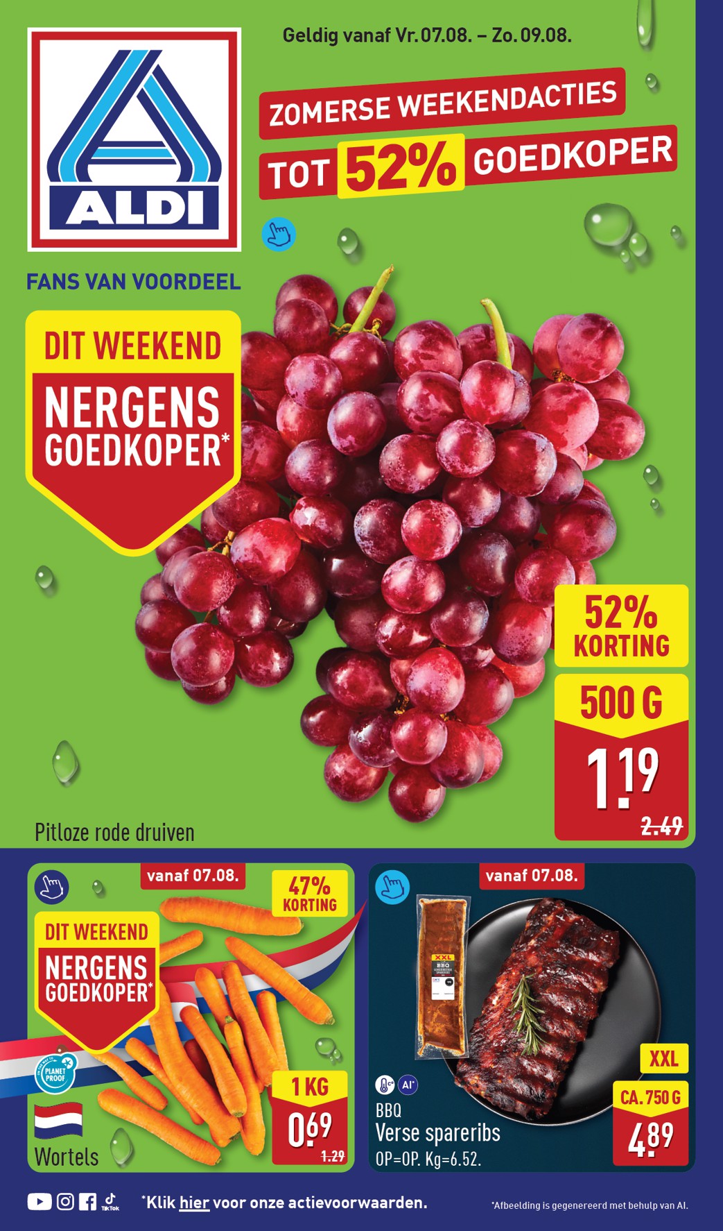 ALDI - Weekend folder voor volgende week van vrijdag 07-08-2026 tot zondag 09-08-2026