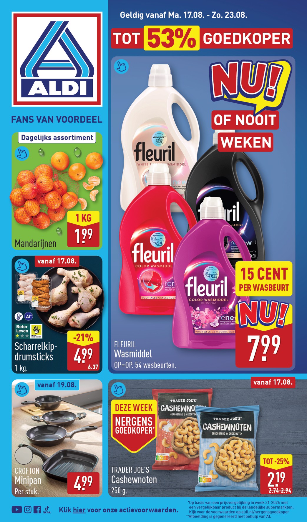 ALDI folder voor volgende week van maandag 17-08-2026 tot zondag 23-08-2026