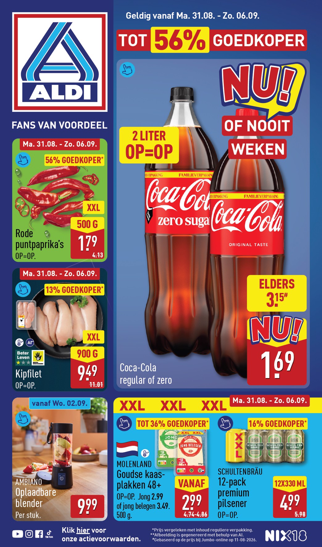 ALDI folder voor volgende week van maandag 31-08-2026 tot zondag 06-09-2026