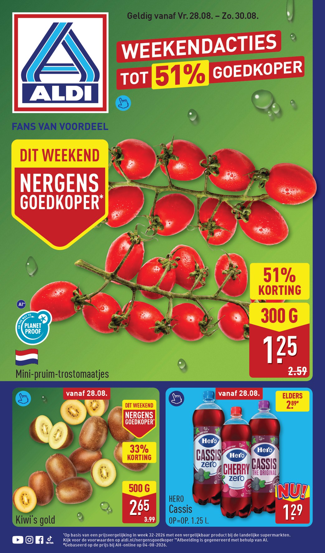 Huidige ALDI - Weekendfolder folder geldig van vrijdag 28-08-2026 tot zondag 30-08-2026