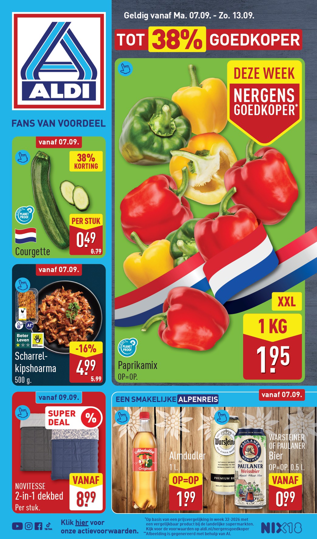 ALDI folder voor volgende week van maandag 07-09-2026 tot zondag 13-09-2026