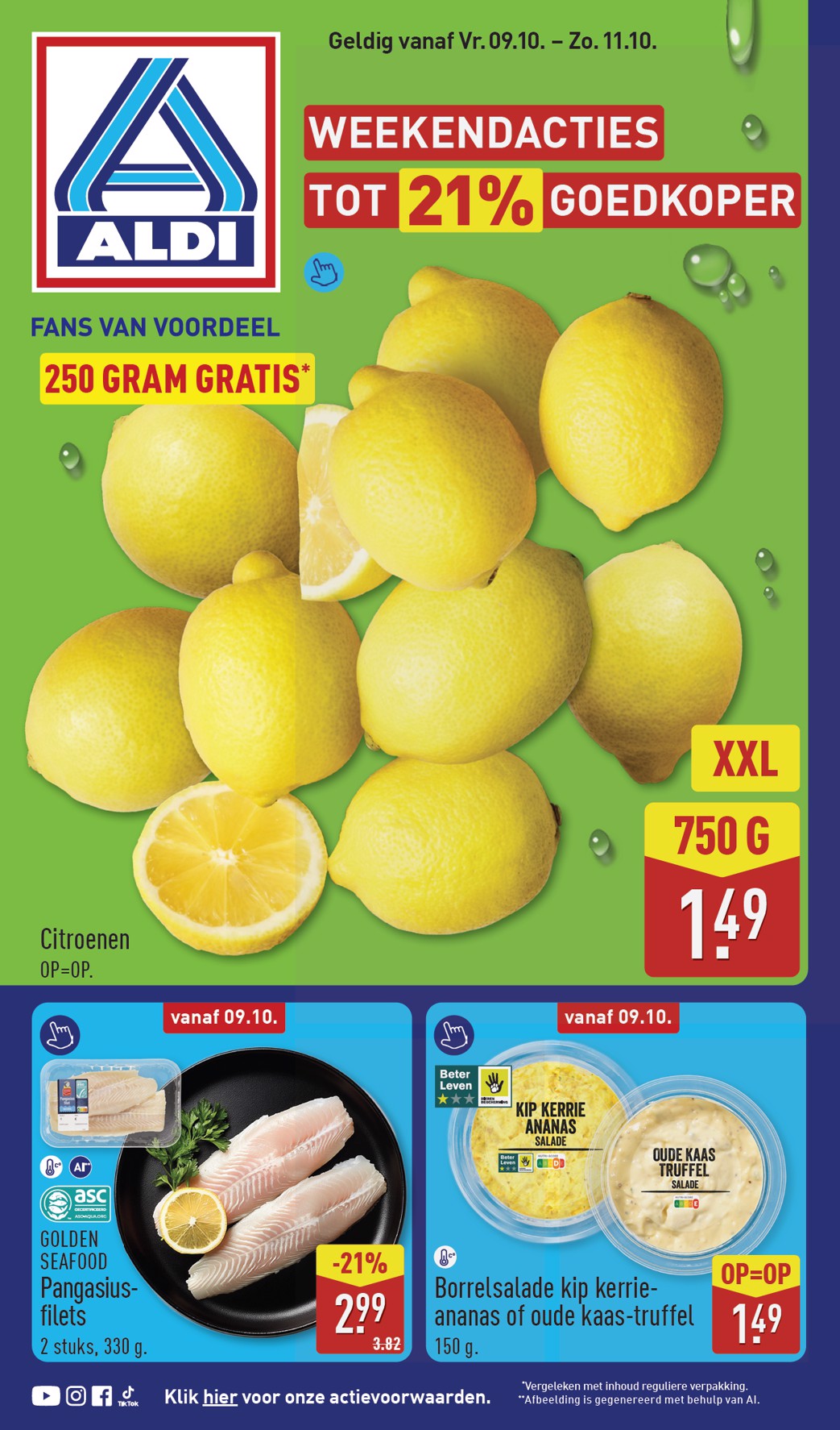 ALDI - Weekend folder voor volgende week van vrijdag 09-10-2026 tot zondag 11-10-2026