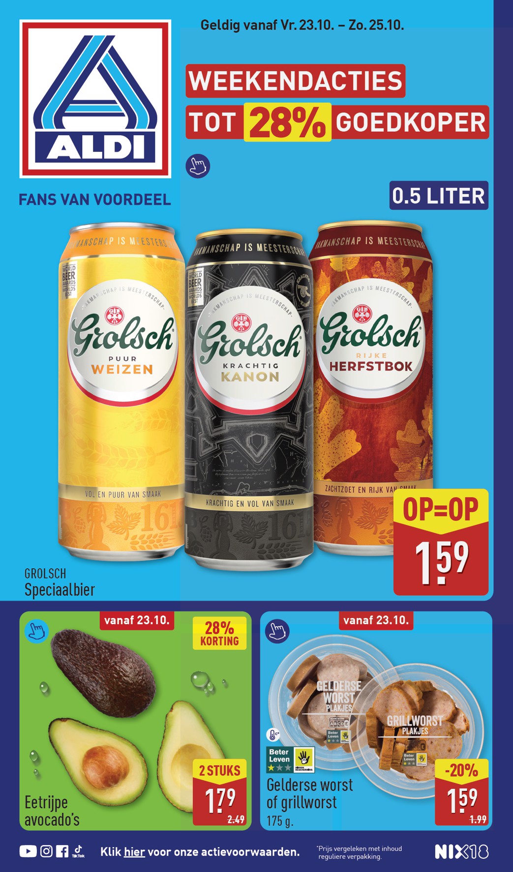 Huidige ALDI - Weekend folder geldig van vrijdag 23-10-2026 tot zondag 25-10-2026
