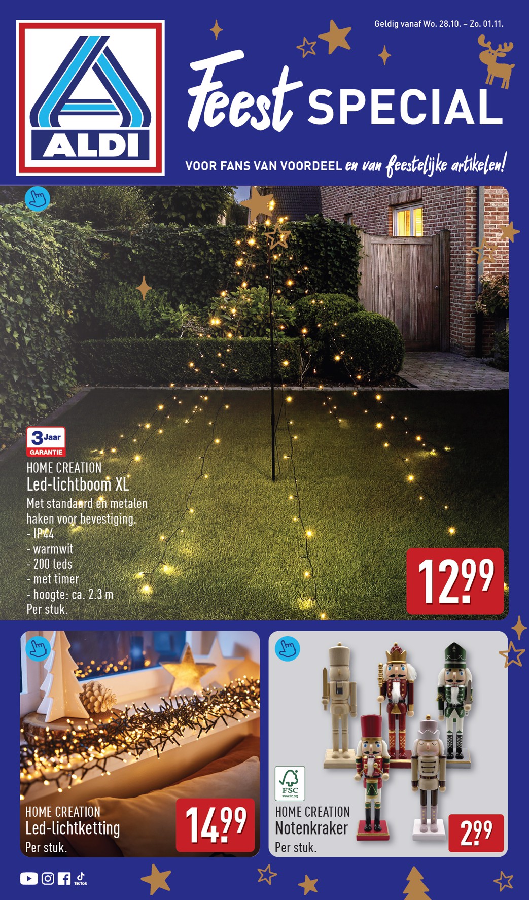 Huidige ALDI - Feestspecial folder geldig van woensdag 28-10-2026 tot zondag 01-11-2026