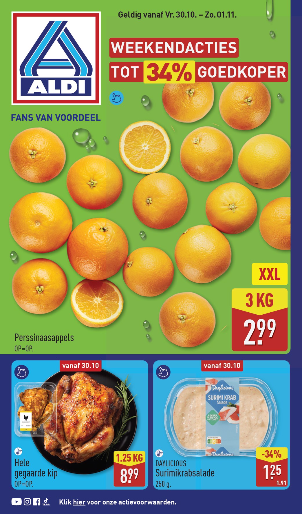 Huidige ALDI - Weekend folder geldig van vrijdag 30-10-2026 tot zondag 01-11-2026