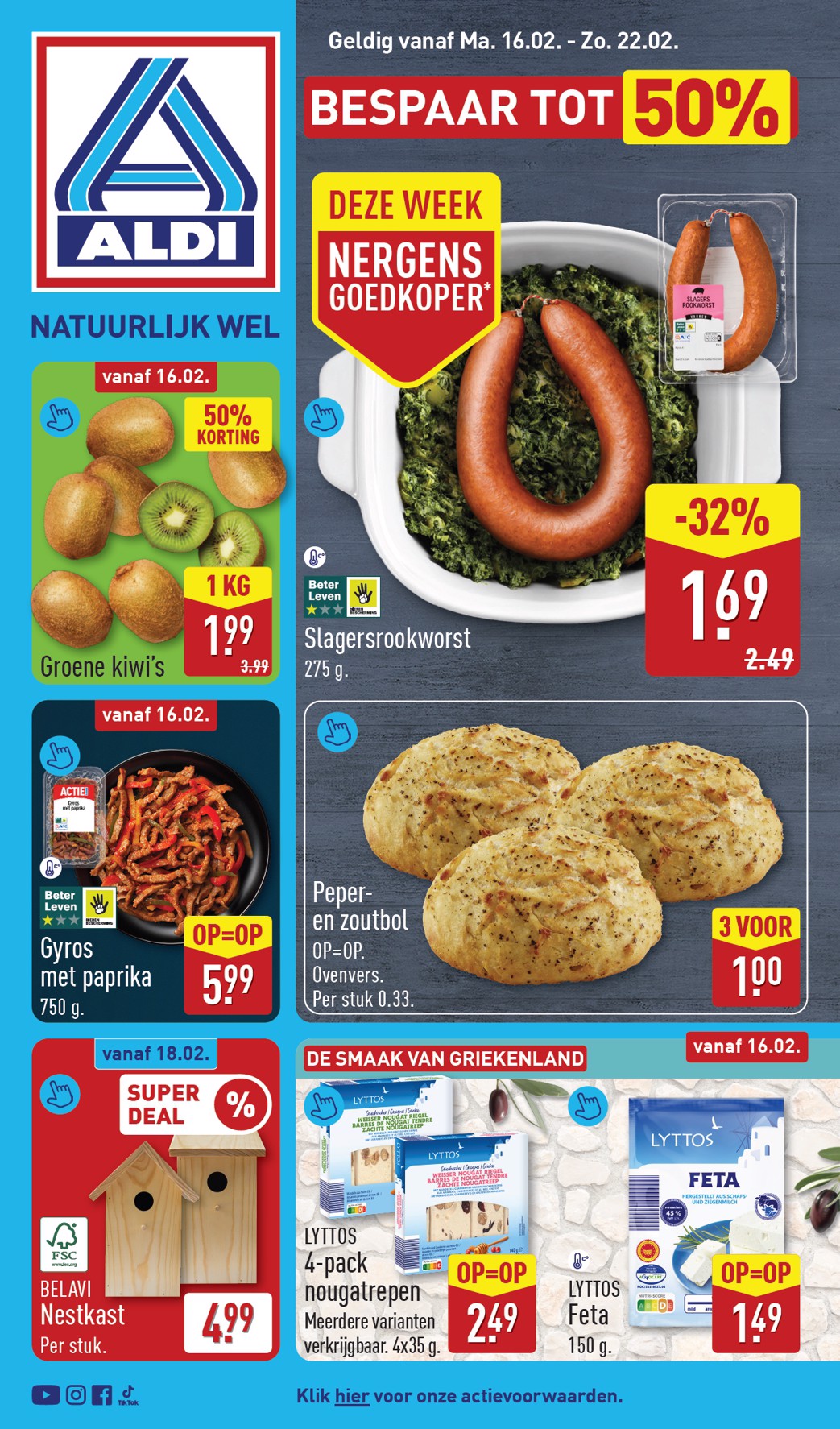 Ongelooflijke 1+1 aanbiedingen bij Albert Heijn, 50% korting op Wapenaer kazen bij Jumbo en meer bij LIDL op 2026-02-18 - nieuwste promoties en kortingen