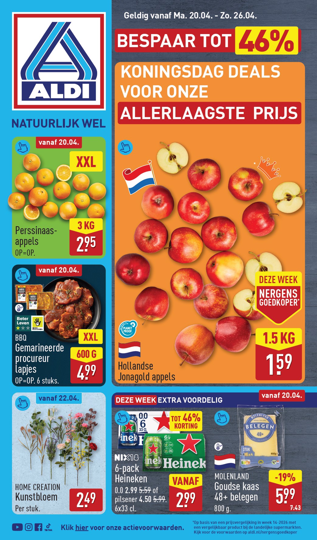 ALDI folder voor volgende week van maandag 20-04-2026 tot zondag 26-04-2026